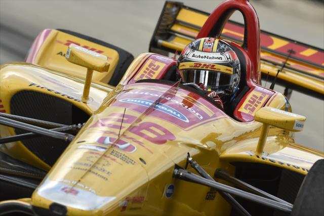 Ryan Hunter-Reay on course during Race 2 of the Chevrolet Detroit Grand Prix at Belle Isle Park -- Photo by: Chris Owens