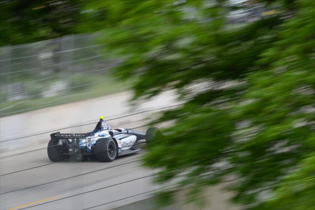 Max Chilton streaks down the backstretch during Race 2 of the Chevrolet Detroit Grand Prix at Belle Isle Park -- Photo by: James  Black