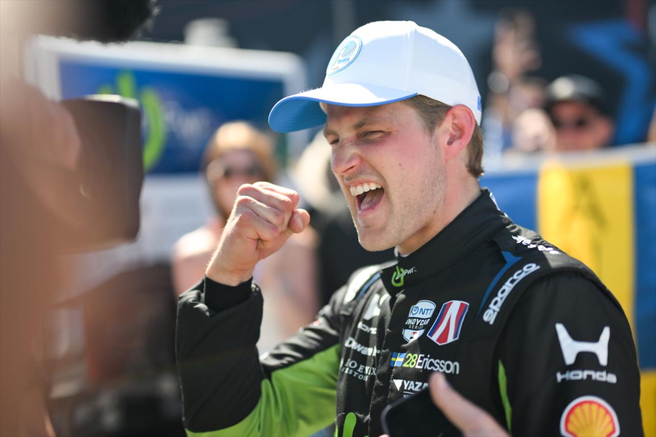 Marcus Ericsson - Java House Grand Prix of Arlington - By: James Black -- Photo by: James  Black