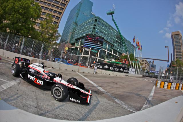 Will Power in the #12 -- Photo by: Shawn Gritzmacher