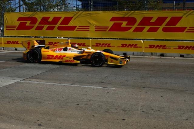 Ryan Hunter-Reay drives out of Turn 1 during the Grand Prix of Baltimore -- Photo by: Bret Kelley