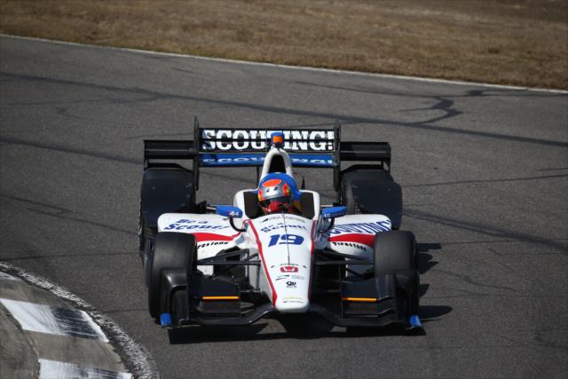Ed Jones on course during the open test at Barber Motorsports Park -- Photo by: Chris Jones