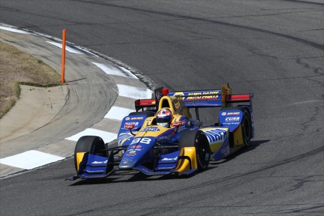 Alexander Rossi on course during the open test at Barber Motorsports Park -- Photo by: Chris Jones
