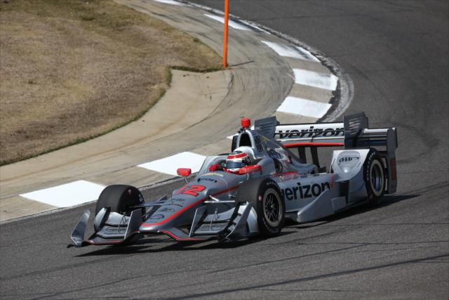 Will Power navigates the Turn 8-9 Esses during the open test at Barber Motorsports Park -- Photo by: Chris Jones
