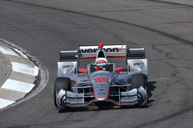 Will Power navigates the Turn 8-9 Esses during the open test at Barber Motorsports Park -- Photo by: Chris Jones