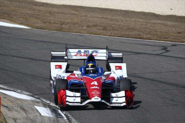 Conor Daly navigates the Turn 8-9 Esses during the open test at Barber Motorsports Park -- Photo by: Chris Jones