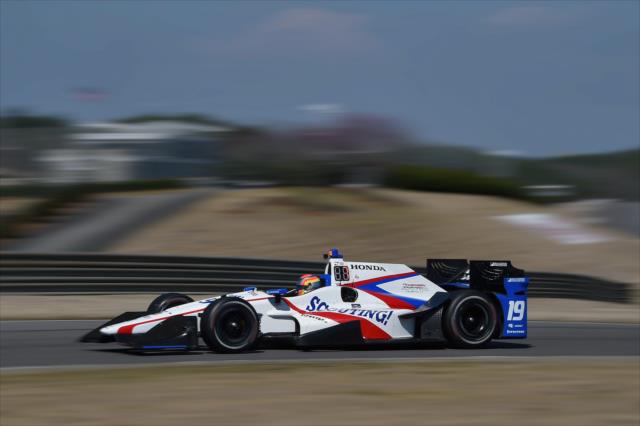 Ed Jones on course during the open test at Barber Motorsports Park -- Photo by: Chris Owens