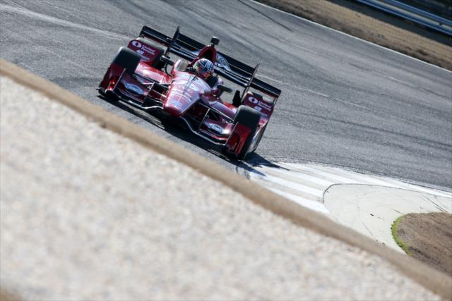 Graham Rahal on course during the open test at Barber Motorsports Park -- Photo by: Joe Skibinski