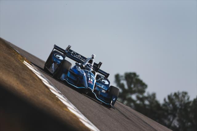 Max Chilton on track during the open testing at Barber Motorsports Park. -- Photo by: Joe Skibinski
