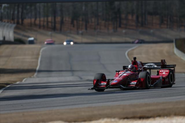 Graham Rahal on track during the open testing at Barber Motorsports Park. -- Photo by: Joe Skibinski