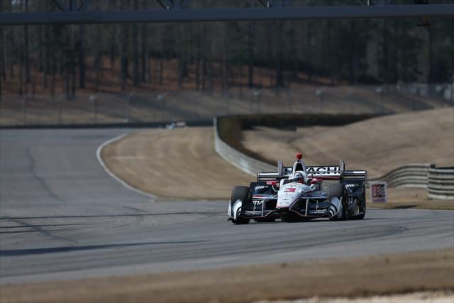 Helio Castroneves on track during the open testing at Barber Motorsports Park. -- Photo by: Joe Skibinski