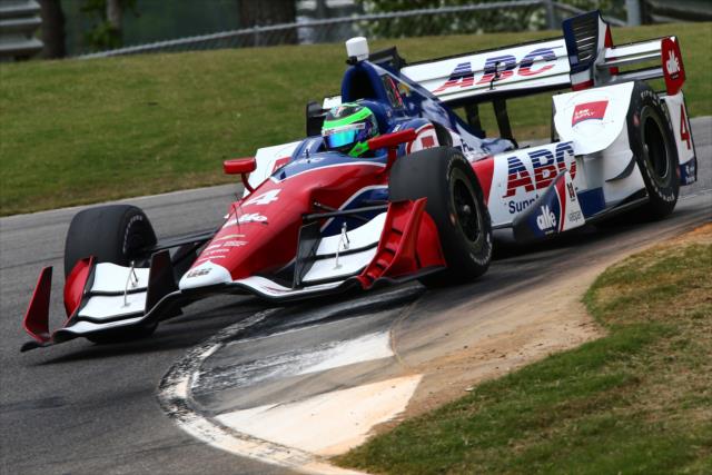 Conor Daly enters the Turn 8-9 Esses during practice for the Honda Indy Grand Prix of Alabama at Barber Motorsports Park -- Photo by: Bret Kelley