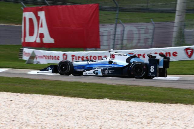 Max Chilton rolls through the Turn 8-9 Esses during practice for the Honda Indy Grand Prix of Alabama at Barber Motorsports Park -- Photo by: Bret Kelley