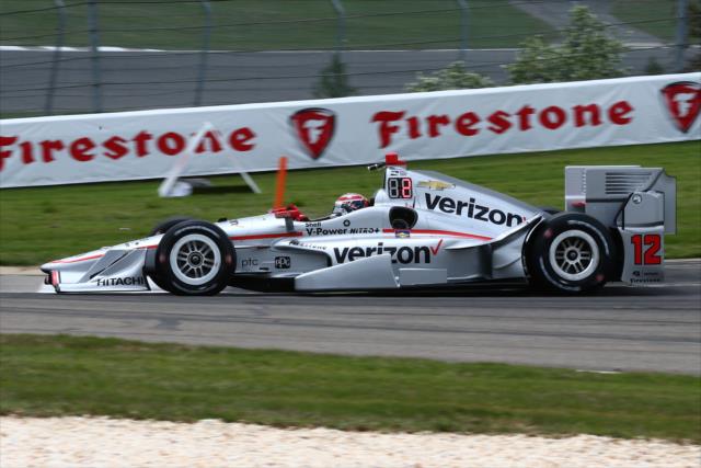 Will Power rolls through the Turn 8-9 Esses during practice for the Honda Indy Grand Prix of Alabama at Barber Motorsports Park -- Photo by: Bret Kelley