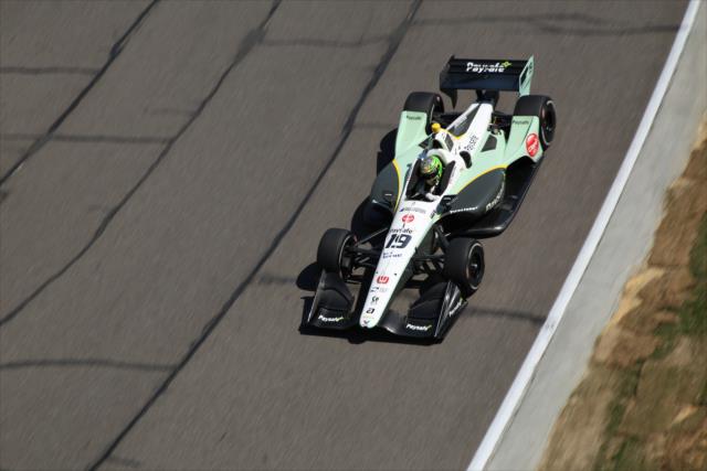 Zachary Claman De Melo exits Turn 9 during practice for the Honda Indy Grand Prix of Alabama -- Photo by: Matt Fraver