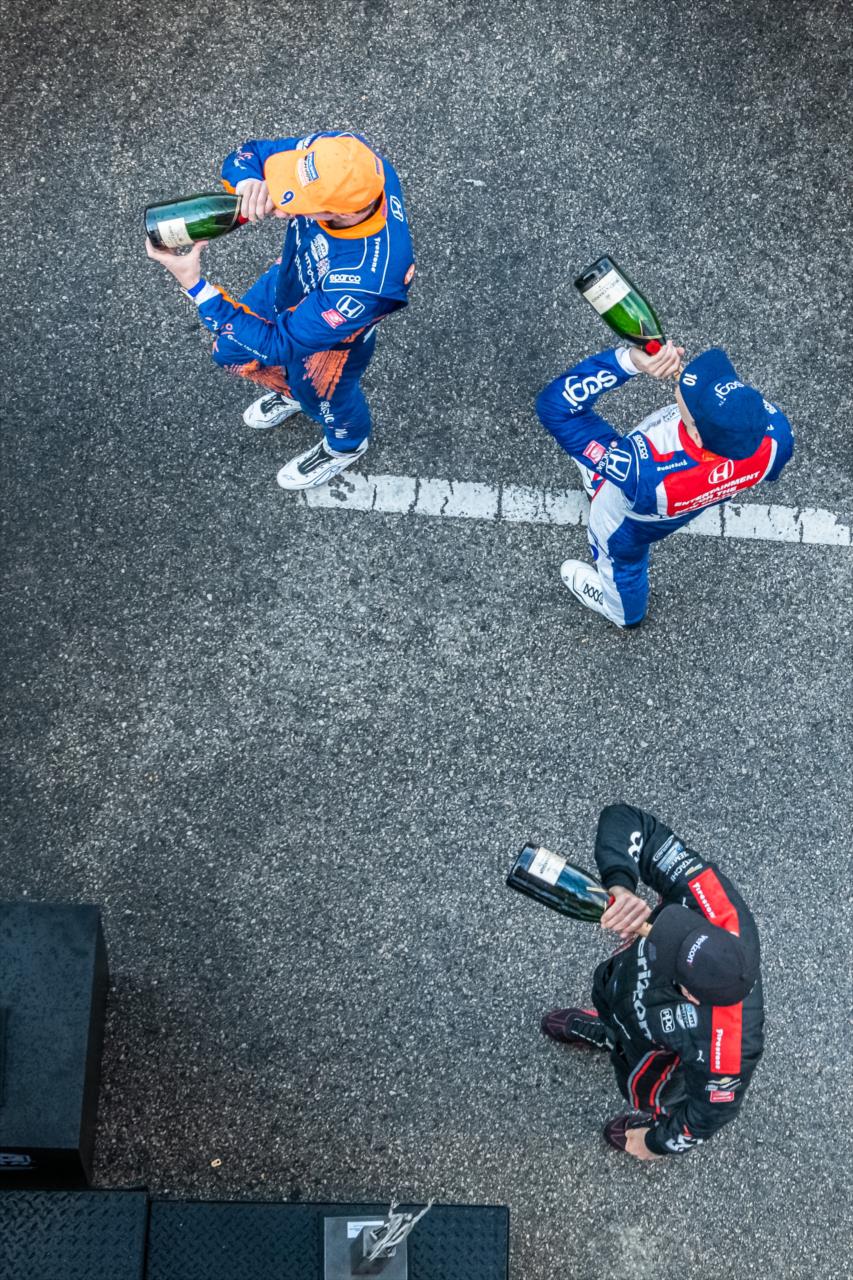 Scott Dixon, Alex Palou and Will Power - Honda Grand Prix of Alabama -- Photo by: Karl Zemlin