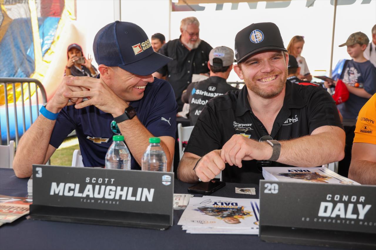 Scott McLaughlin and Conor Daly - Children's of Alabama Indy Grand Prix - By: Chris Owens -- Photo by: Chris Owens