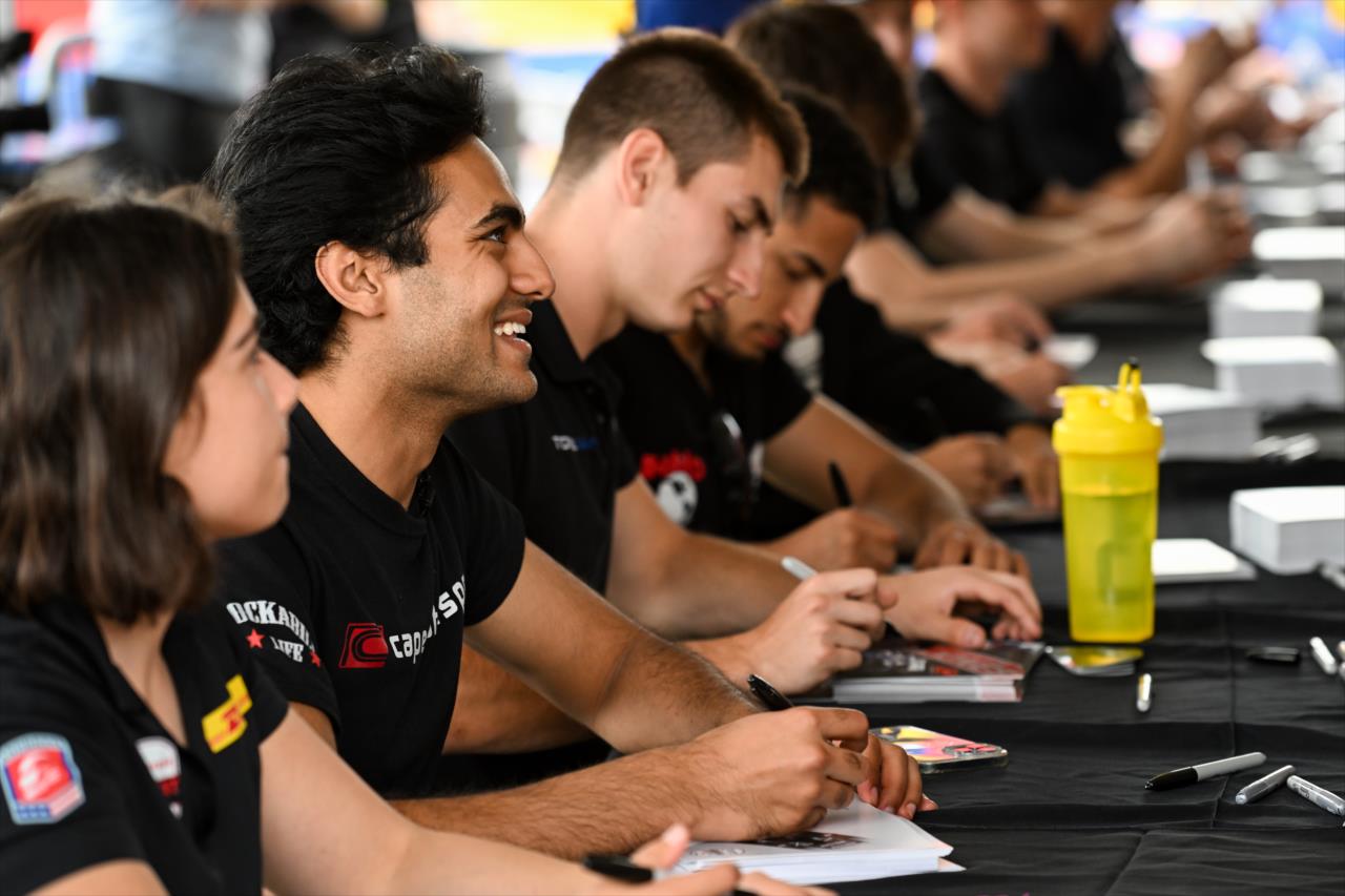 Autograph Session - INDY NXT By Firestone Grand Prix of Alabama - By: James Black -- Photo by: James  Black