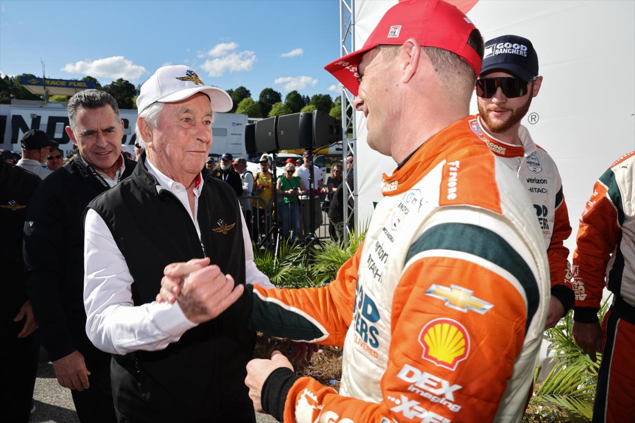 Roger Penske and Scott McLaughlin - Children's of Alabama Indy Grand Prix - By: Chris Owens -- Photo by: Chris Owens
