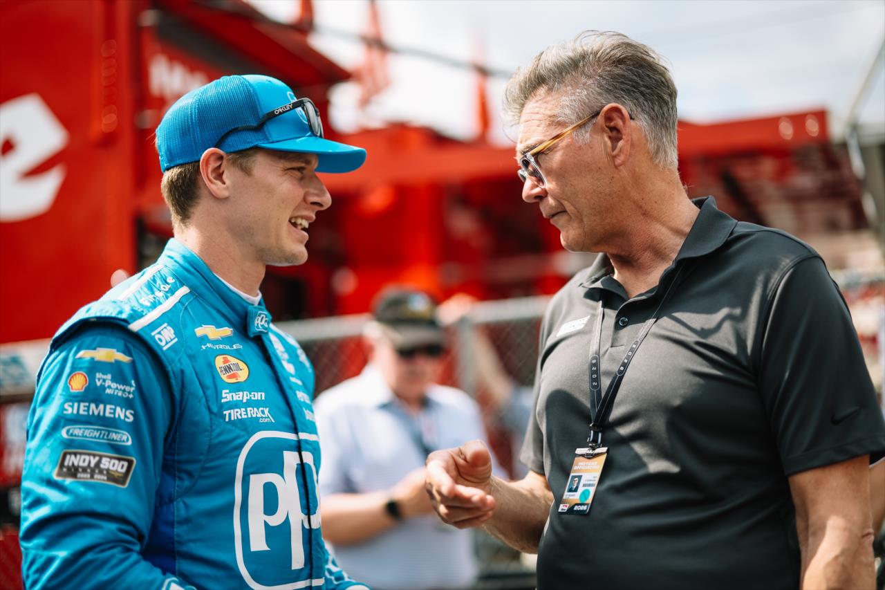 Josef Newgarden and Ray Evernham - Children's of Alabama Indy Grand Prix - By: Joe Skibinski -- Photo by: Joe Skibinski