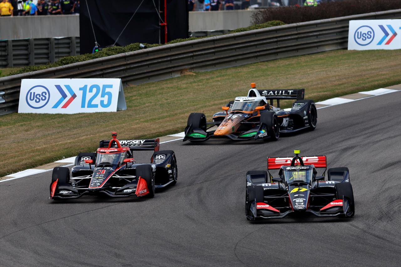 Scott McLaughlin and Mick Schumacher - Children's of Alabama Indy Grand Prix - By: Paul Hurley -- Photo by: Paul Hurley