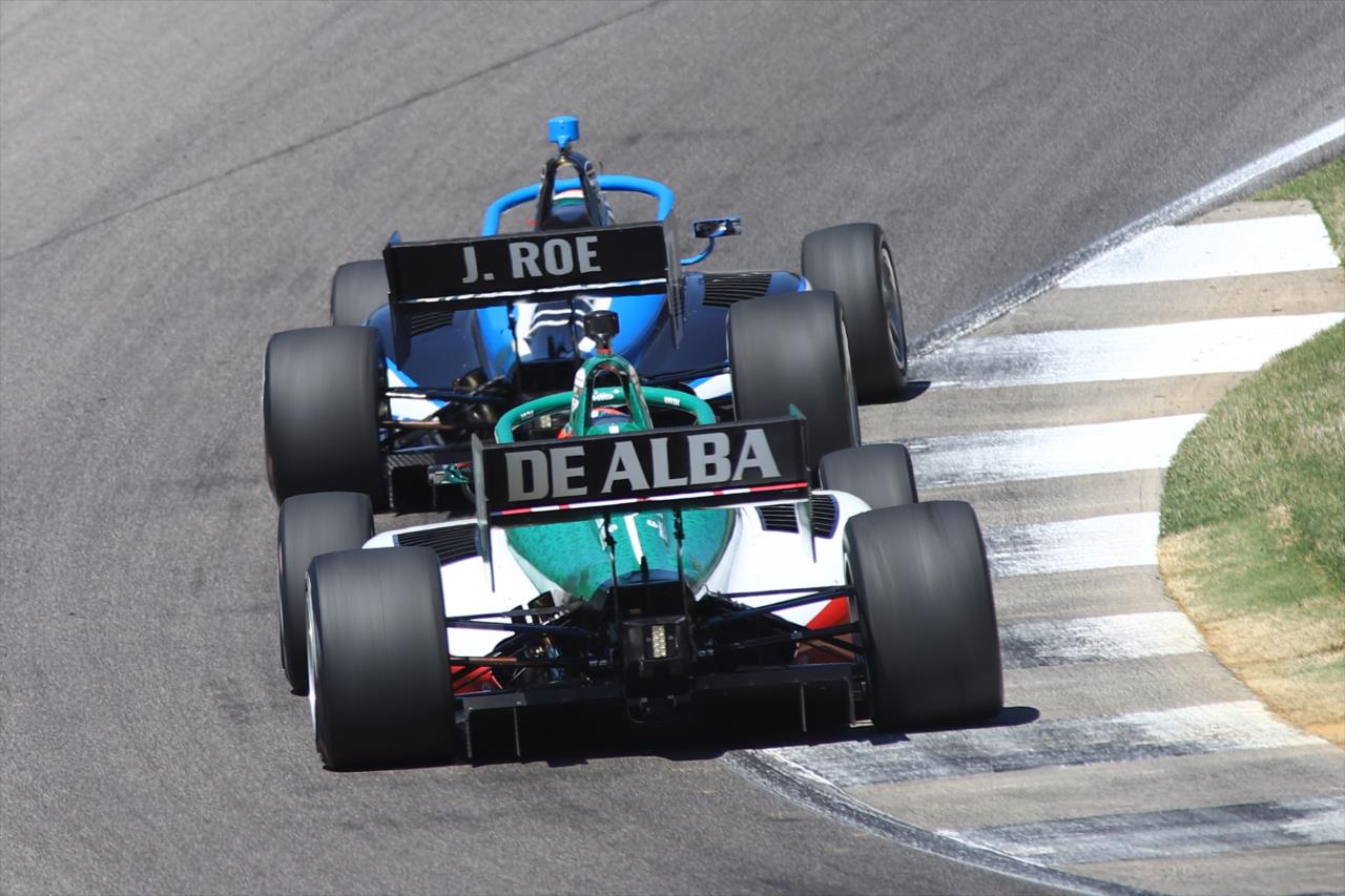 James Roe and Salvador de Alba - INDY NXT by Firestone - Grand Prix of Alabama - By: Aaron Skillman -- Photo by: Aaron Skillman