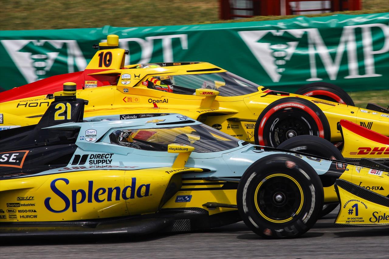 Christian Rasmussen and Alex Palou - Children's of Alabama Indy Grand Prix - By: Aaron Skillman -- Photo by: Aaron Skillman