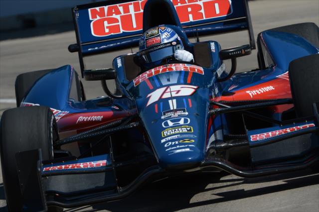 Graham Rahal on course during practice for the Chevrolet Dual in Detroit -- Photo by: Chris Owens