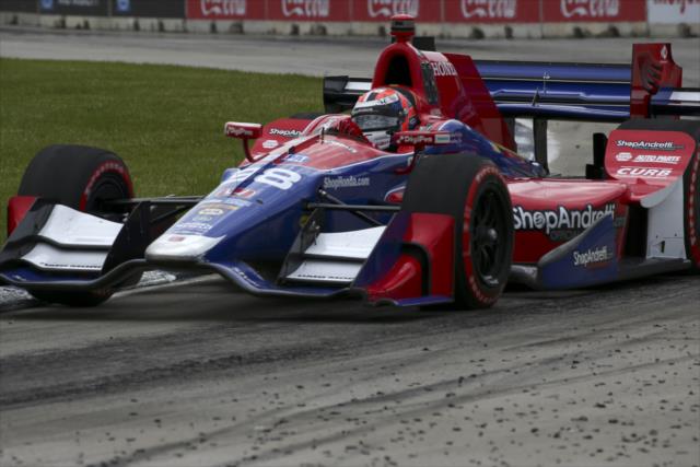 Alexander Rossi exits Turn 1 during Race 1 of the Chevrolet Detroit Grand Prix -- Photo by: Bret Kelley