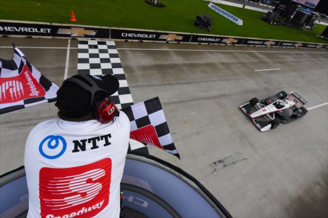 Josef Newgarden wins the Detroit Grand Prix -- Photo by: James  Black