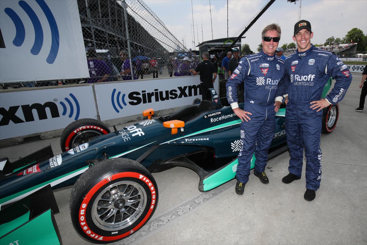 Davey Hamilton and Hig Roberts - Chevrolet Grand Prix of Detroit -- Photo by: Joe Skibinski