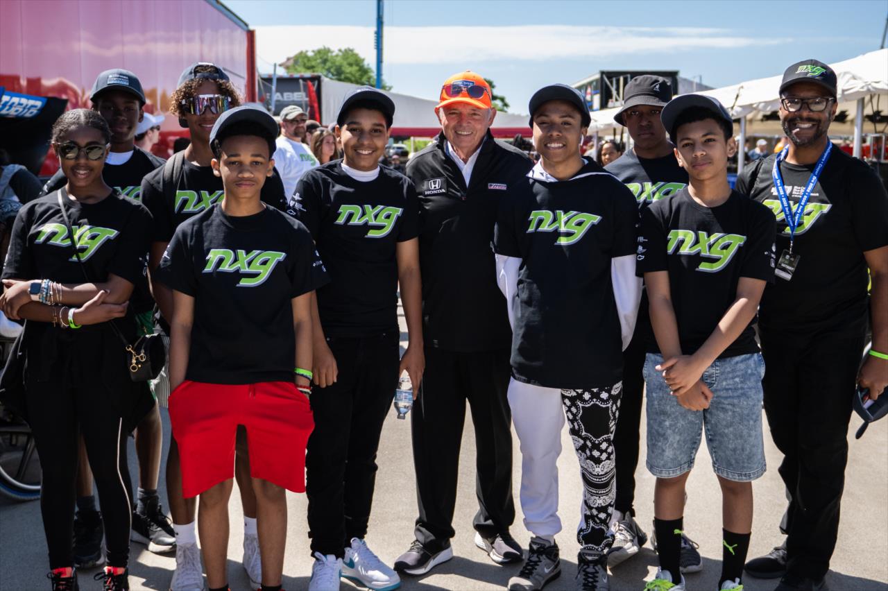 NXG Nexgenracers visit with Mike Hull from Chip Ganassi Racing - Chevrolet Detroit Grand Prix - By: Karl Zemlin -- Photo by: Karl Zemlin