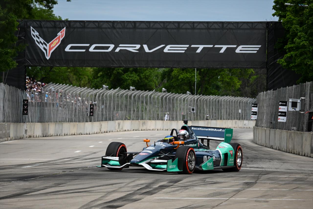Fastest Seat in Sports - Davey Hamilton and Dannie Rogers - Chevrolet Detroit Grand Prix - By: James Black -- Photo by: James  Black