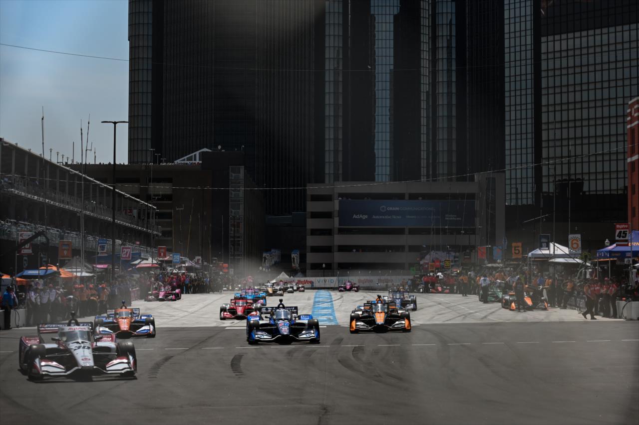 Start of Practice - Chevrolet Detroit Grand Prix presented by Lear - By: James Black -- Photo by: James  Black