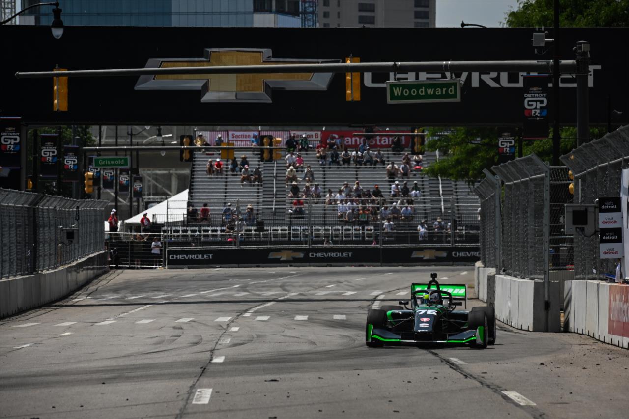 Rasmus Lindh - INDY NXT Chevrolet Detroit Grand Prix presented by Lear - By: James Black -- Photo by: James  Black