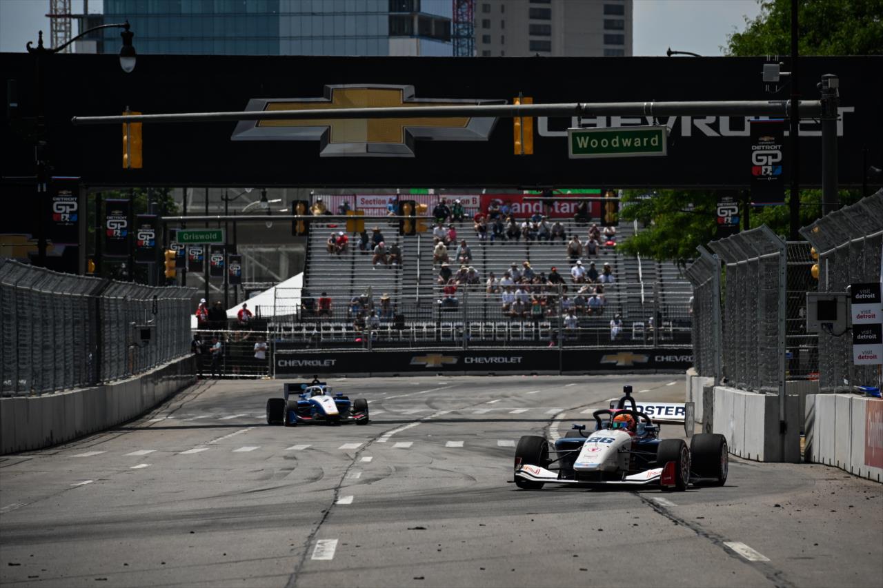 Louis Foster - INDY NXT Chevrolet Detroit Grand Prix presented by Lear - By: James Black -- Photo by: James  Black