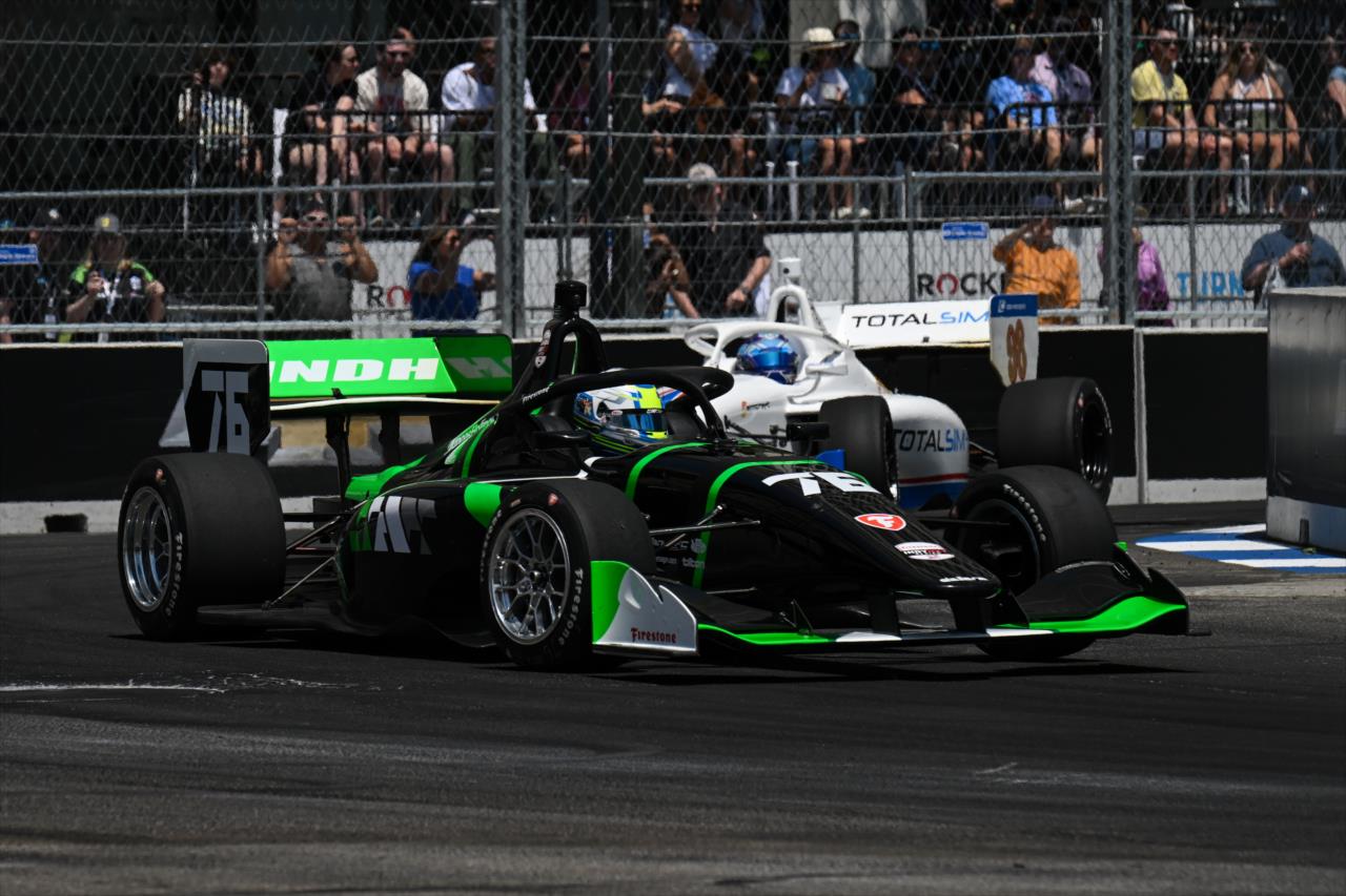 Rasmus Lindh - INDY NXT By Firestone Detroit Grand Prix - By: James Black -- Photo by: James  Black