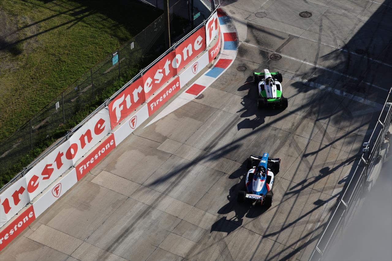 Ricardo Escotto and Alexander Koreiba - Detroit Grand Prix - INDY NXT by Firestone - By: Joe Skibinski -- Photo by: Joe Skibinski