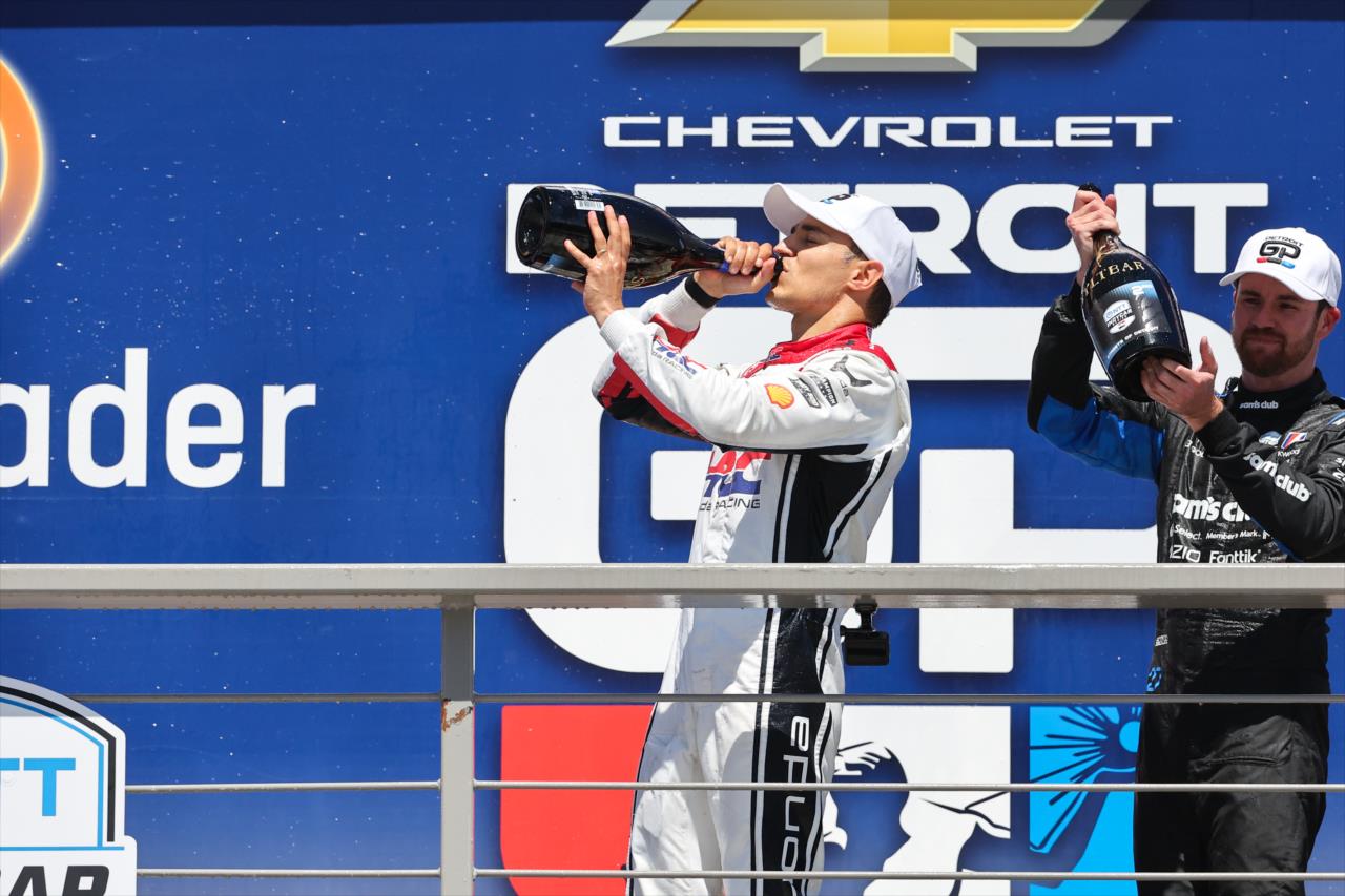 Alex Palou and Kyle Kirkwood - Chevrolet Detroit Grand Prix - By: Chris Owens -- Photo by: Chris Owens