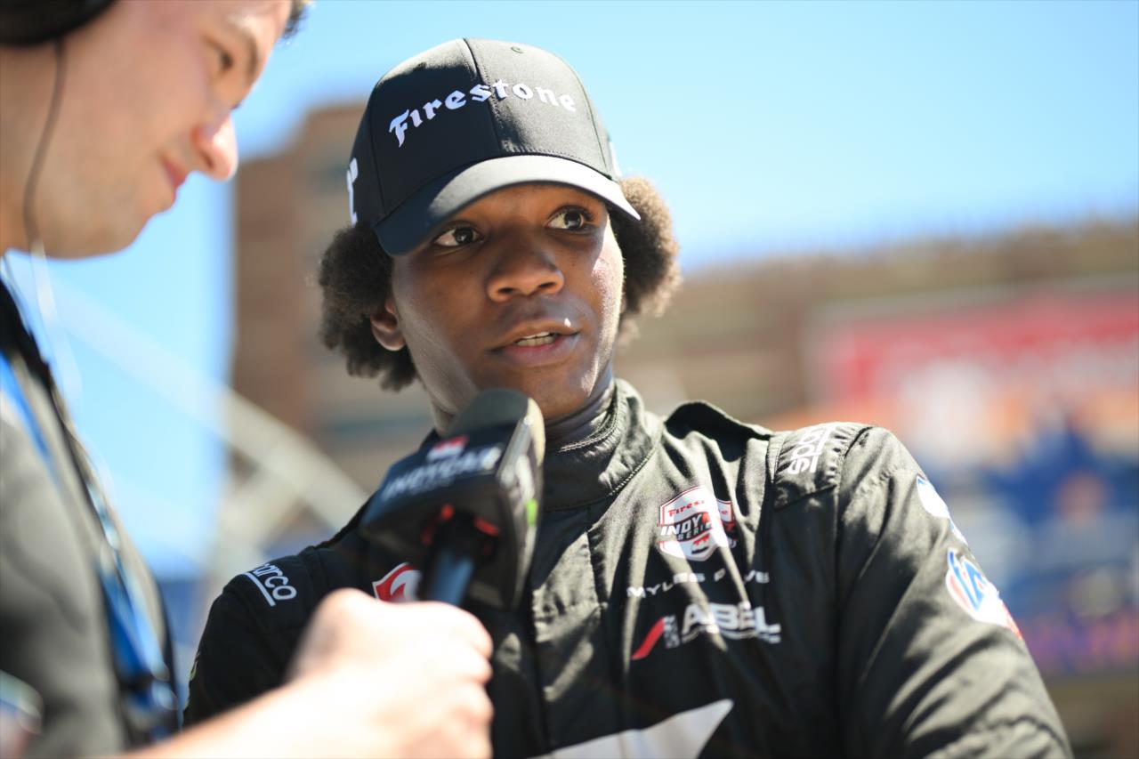 Myles Rowe - Detroit Grand Prix - INDY NXT by Firestone - By: James Black -- Photo by: James  Black