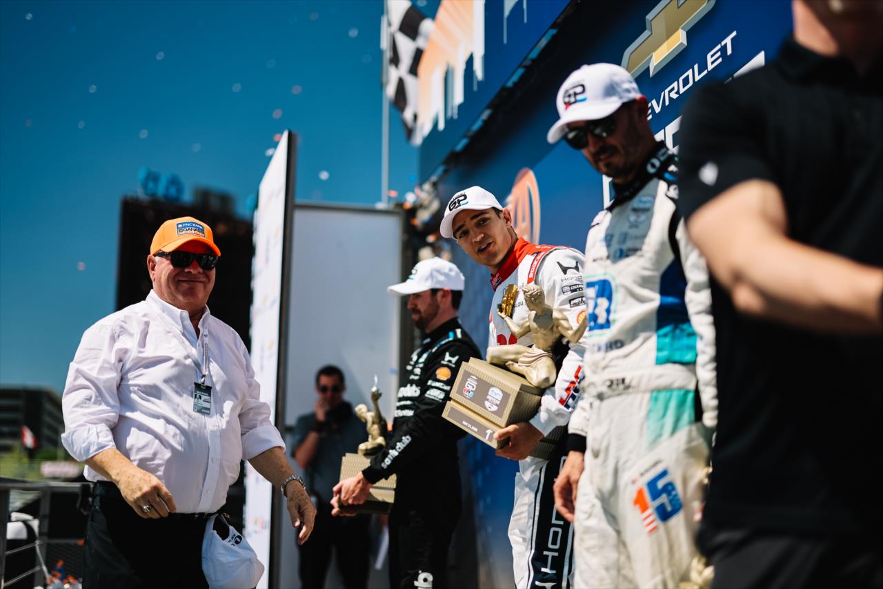 Chip Ganassi, Kyle Kirkwood, Alex Palou and Graham Rahal - Chevrolet Detroit Grand Prix - By: Joe Skibinski -- Photo by: Joe Skibinski