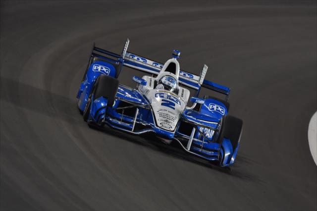 Josef Newgarden races through Turn 1 during the Bommarito Automotive Group 500 at Gateway Motorsports Park -- Photo by: Chris Owens