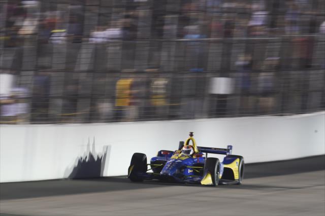 Alexander Rossi streaks down the frontstretch during the Bommarito Automotive Group 500 at Gateway Motorsports Park -- Photo by: Chris Owens