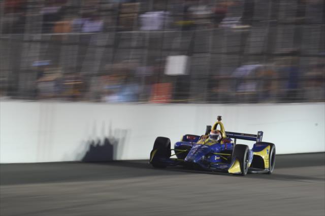 Alexander Rossi streaks down the frontstretch during the Bommarito Automotive Group 500 at Gateway Motorsports Park -- Photo by: Chris Owens