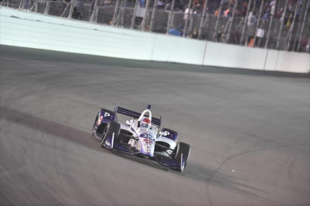 Pietro Fittipaldi dives into Turn 1 during the Bommarito Automotive Group 500 at Gateway Motorsports Park -- Photo by: Chris Owens