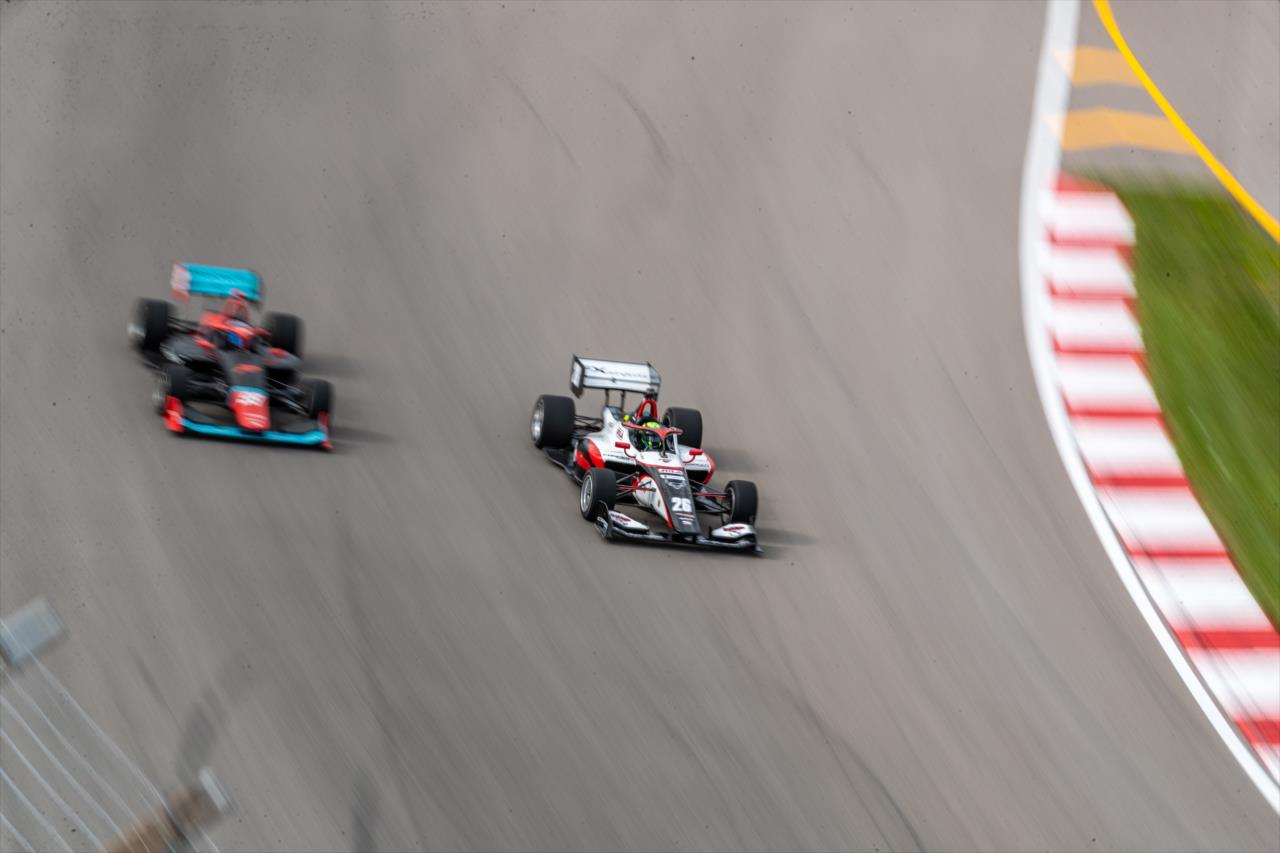 Linus Lundqvist - Indy Lights at World Wide Technology Raceway - By: Sean Birkle -- Photo by: Sean Birkle