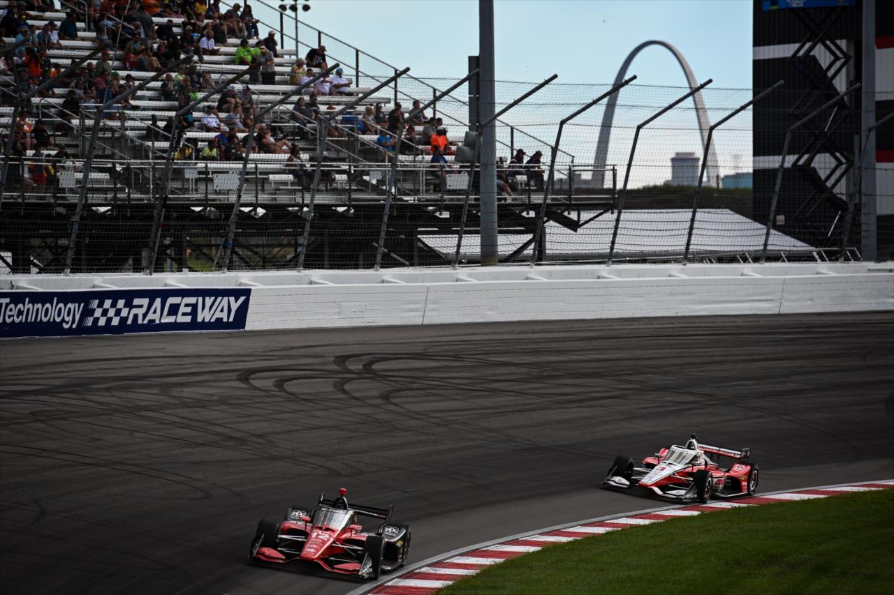Will Power and Scott McLaughlin - Bommarito Automotive Group 500 - By: James Black -- Photo by: James  Black