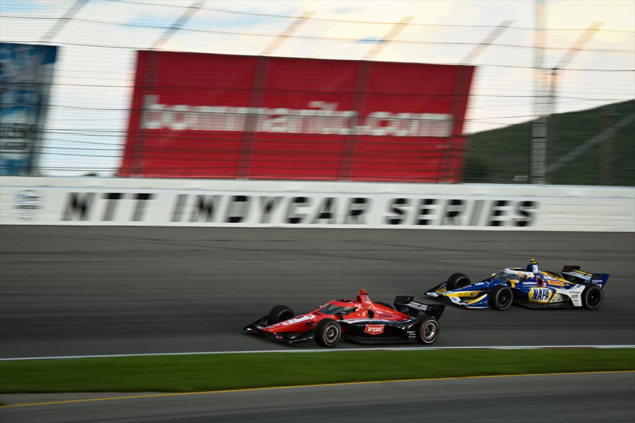 Marcus Ericsson and Romain Grosjean - Bommarito Automotive Group 500 - By: James Black -- Photo by: James  Black