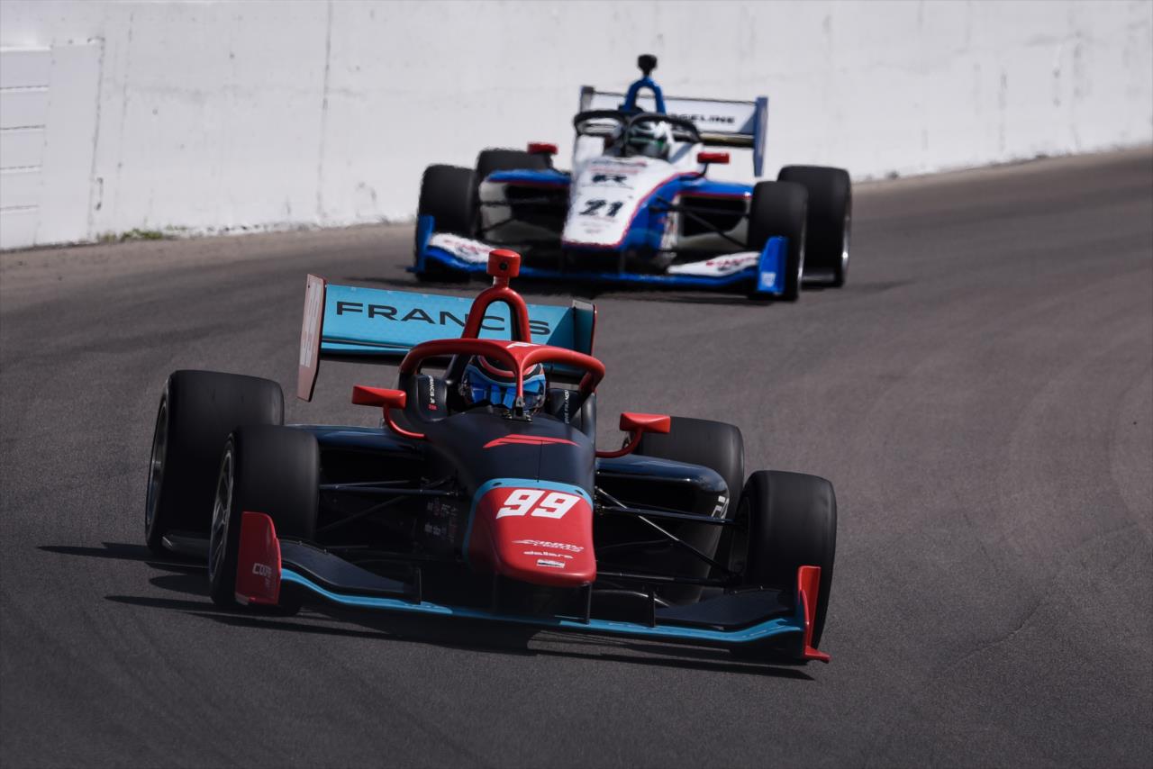 Ernie Francis Jr. - Indy Lights at World Wide Technology Raceway - By: James Black -- Photo by: James  Black