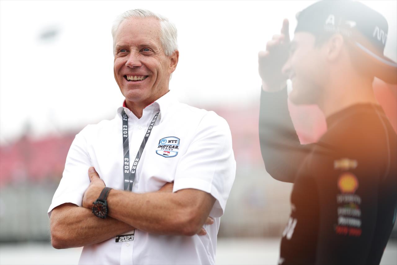 Bud Denker, President of Penske Corporation - Bommarito Automotive Group 500 - By: Chris Owens -- Photo by: Chris Owens